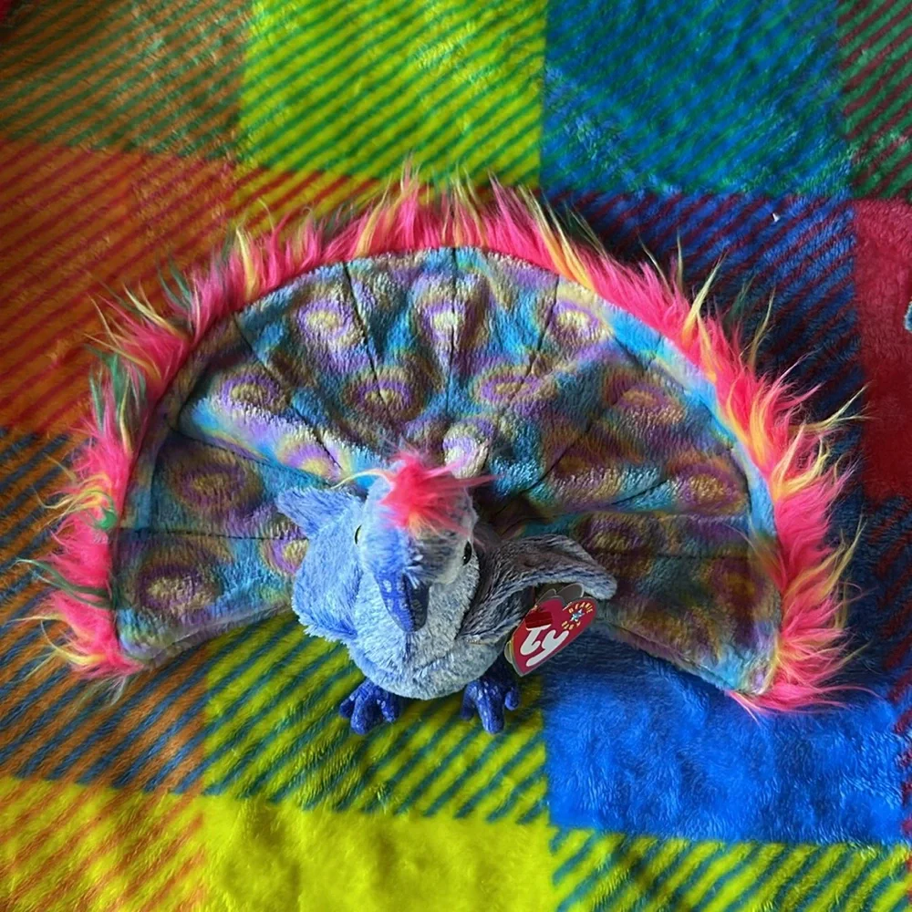Ty Flashy the Peacock Beanie Baby